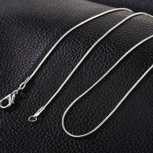 16.9" Silver Plated Snake Chain New!
